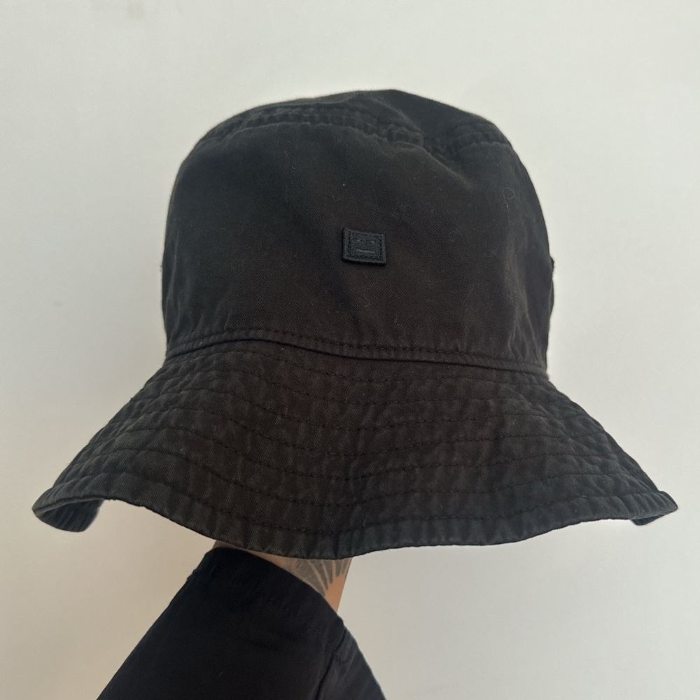 Acne Studios Black Bucket Hat